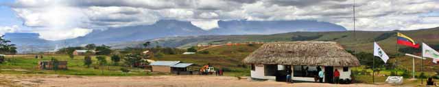 Roraima and Kukenan viewed from Paraitepuy