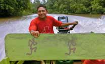 Travelling by motorized boat