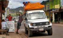 Start in Santa Elena by 4x4 jeep